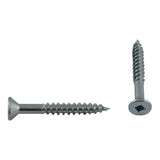 10 Pack #7 x 1-1/4" Flat Head Socket Zinc Plated Wood Screws