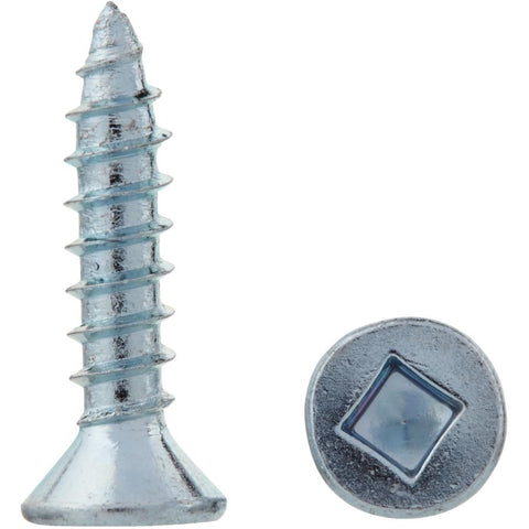10 Pack #5 x 5/8" Flat Head Socket Zinc Plated Wood Screws