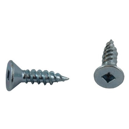 10 Pack #7 x 5/8" Flat Head Socket Zinc Plated Wood Screws