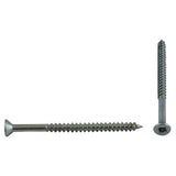 10 Pack #6 x 2" Flat Head Socket Zinc Plated Wood Screws