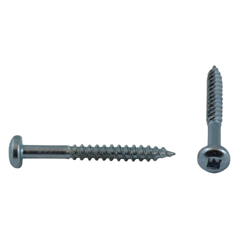 10 Pack #8 x 1-1/2" Zinc Plated Round Head Socket Wood Screws