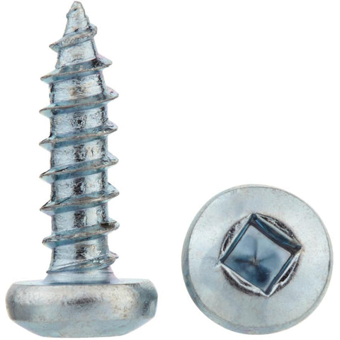 10 Pack #6 x 1/2" Zinc Plated Round Head Socket Wood Screws