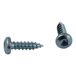 10 Pack #8 x 5/8" Zinc Plated Round Head Socket Wood Screws