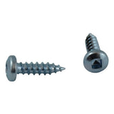 10 Pack #8 x 5/8" Zinc Plated Round Head Socket Wood Screws