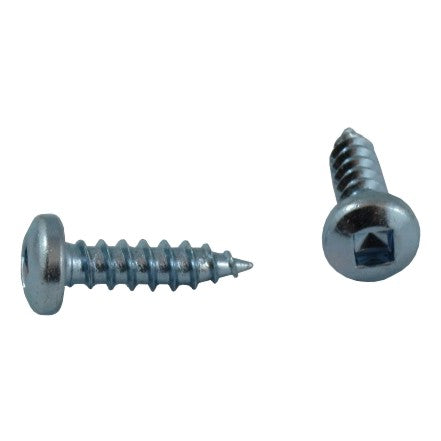 10 Pack #8 x 5/8" Zinc Plated Round Head Socket Wood Screws