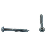 10 Pack #6 x 1-1/4" Zinc Plated Round Head Socket Wood Screws