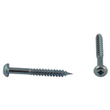 10 Pack #6 x 1-1/4" Zinc Plated Round Head Socket Wood Screws