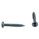 10 Pack #10 x 1-1/4" Zinc Plated Round Head Socket Wood Screws