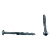 10 Pack #6 x 1-1/2" Zinc Plated Round Head Socket Wood Screws