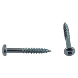10 Pack #10 x 1-1/2" Zinc Plated Round Head Socket Wood Screws