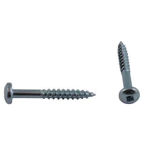 10 Pack #10 x 1-1/2" Zinc Plated Round Head Socket Wood Screws