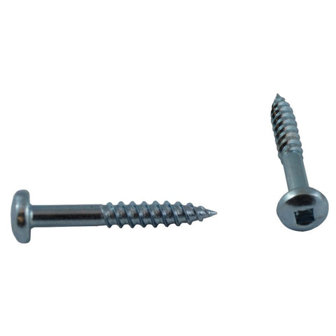 10 Pack #12 x 1-1/2" Zinc Plated Round Head Socket Wood Screws