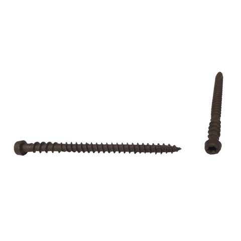 100 Pack #10 2-3/4" Brown Composite Deck Screws