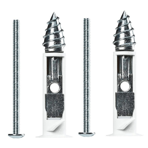 2 Pack 1/4" x 3" Driller Toggles, with Bolt