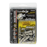 15 Pack #8 Plastic Anchors, with Screws and Bit