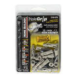 15 Pack #8 Plastic Anchors, with Screws and Bit