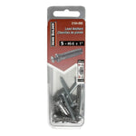 #6-8 x 1-1/4" Lead Anchors - 5 Pack