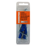 #8-10 Plastic Anchors - with Screws + Masonry Bit, 17 Pieces