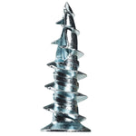 10 Pack #8L Zinc Plated Walldriller Anchors, with Screws