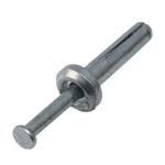 15 Pack 1/4" x 2" Metal Nail-In Anchors