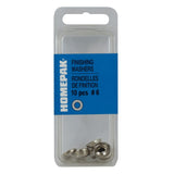 10 Pack #6 Nickel-Plated Steel Finish Washers