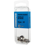 10 Pack #8 Nickel-Plated Steel Finish Washers