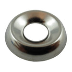10 Pack 1/4" Nickel-Plated Steel Finish Washers