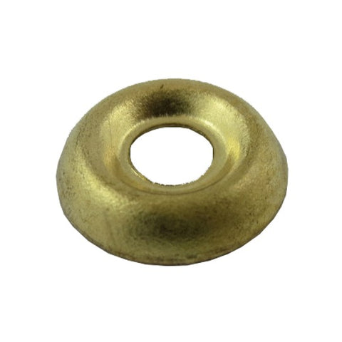 10 Pack #4 Plain Brass Finish Washers