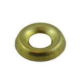 10 Pack #10 Plain Brass Finish Washers