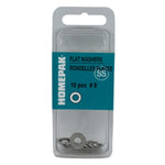 10 Pack #8 18.8 Stainless Steel Flat Washers