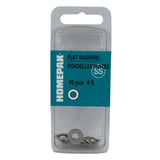 10 Pack #8 18.8 Stainless Steel Flat Washers