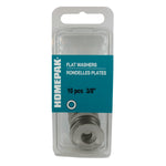 10 Pack 3/8" 18.8 Stainless Steel Flat Washers