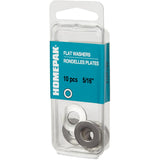 10 Pack 5/16" 18.8 Stainless Steel Flat Washers
