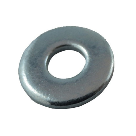 10 Pack #6 Zinc Plated SAE Flat Washers