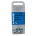 10 Pack 1/4" Zinc Plated Lock Washers