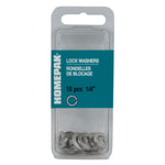 10 Pack 1/4" 18.8 Stainless Steel Lock Washers