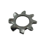 10 Pack #6 410 Stainless Steel External Tooth Lock Washers