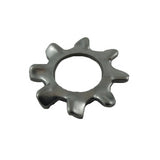 10 Pack #6 410 Stainless Steel External Tooth Lock Washers