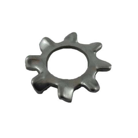 10 Pack #6 410 Stainless Steel External Tooth Lock Washers