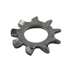 10 Pack #10 410 Stainless Steel External Tooth Lock Washers