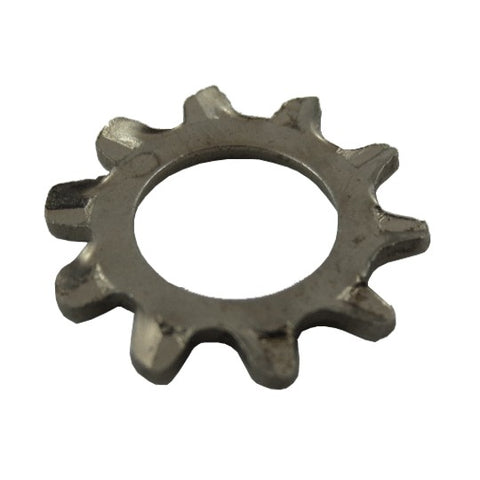 10 Pack 1/4" 410 Stainless Steel External Tooth Lock Washers