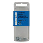 10 Pack #8 Zinc Plated External Tooth Lock Washers