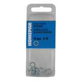 10 Pack #10 Zinc Plated External Tooth Lock Washers