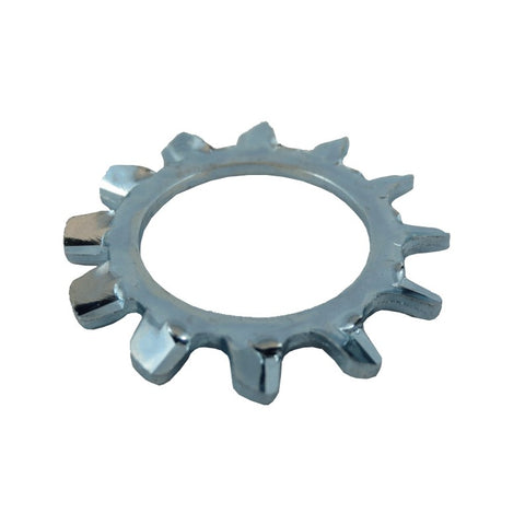 10 Pack 1/2" Zinc Plated External Tooth Lock Washers