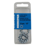 10 Pack 1/2" Zinc Plated External Tooth Lock Washers