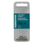 10 Pack #8 410 Stainless Steel Internal Tooth Lock Washers