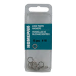 10 Pack #10 410 Stainless Steel Internal Tooth Lock Washers