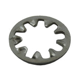 10 Pack 1/4" 410 Stainless Steel Internal Tooth Lock Washers