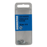 10 Pack #10 Zinc Plated Lock Washers