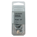 10 Pack 1/2" Galvanized Lock Washers